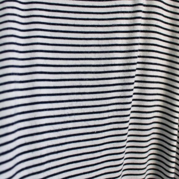 Abercrombie & Fitch White Black Striped Shift Swing Tank Dress Size Small - Picture 7 of 8